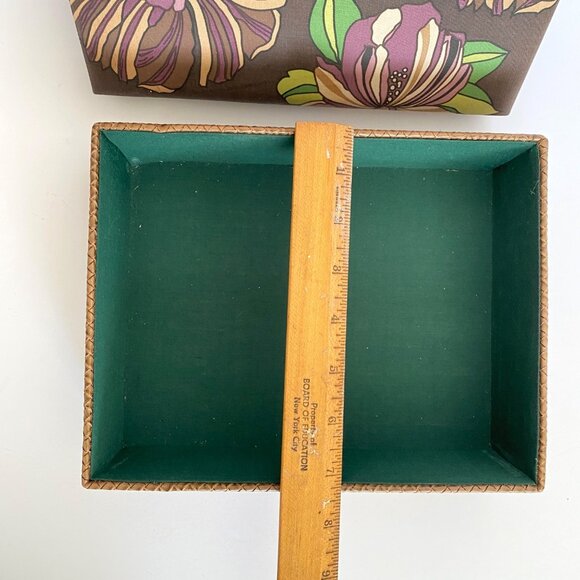 Victoria's Secret Floral Decorative Padded Storage Box 7.75 x 9.75 Inches - Picture 9 of 11